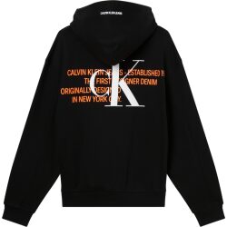 Alternative view of CALVIN KLEIN FELPA CON LOGO GRAFICO IN COTONE BIOLOGICO