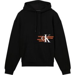 CALVIN KLEIN FELPA CON LOGO GRAFICO IN COTONE BIOLOGICO