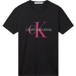 CALVIN KLEIN JEANS T-SHIRT SLIM IN COTONE BIOLOGICO CON MONOGRAMMA