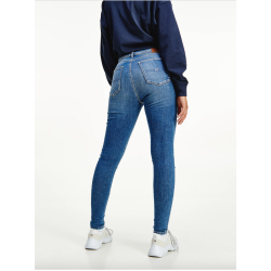 TOMMY JEANS SYLVIA SUPER SKINNY FIT A VITA ALTA