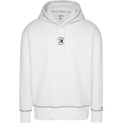TOMMY JEANS FELPA RELAXED FIT CON CAPPUCCIO
