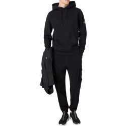 Alternative view of CALVIN KLEIN JEANS FELPA CON CAPPUCCIO ED ETICHETTA IN COTONE BIOLOGICO
