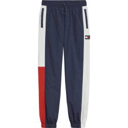 TOMMY JEANS PANTALONE ANTIVENTO CON MOTIVO COLOR BLOCK