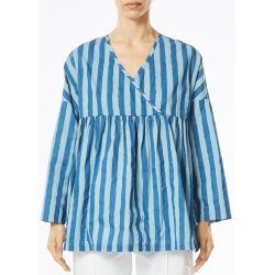 ALESSIA SANTI BLUSA MANICA LUNGA CON SCOLLO A V