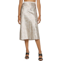 CALVIN KLEIN DONNA GONNA LIQUID PRINT CUT MIDI SKIRT