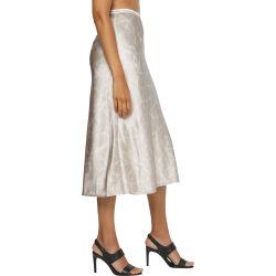 Alternative view of CALVIN KLEIN DONNA GONNA LIQUID PRINT CUT MIDI SKIRT