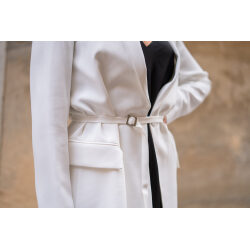 Alternative view of CALVIN KLEIN DONNA BLAZER IN CREPE CON CINTURA