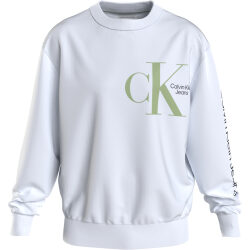 CALVIN KLEIN FELPA TAGLIO RELAXED CON MONOGRAMMA