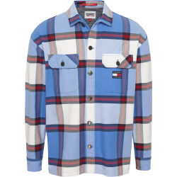 TOMMY JEANS SOPRACAMICIA CASUAL A QUADRI