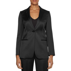 Alternative view of CALVIN KLEIN BLAZER MONOPETTO IN SATIN