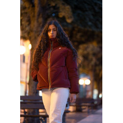 K-WAY GIACCA IMELDINE HEAVY QUILTED VELVET TOUCH