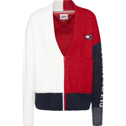 TOMMY JEANS CARDIGAN OVERSIZE ARCHIVE ZIP