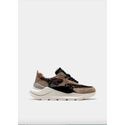Alternative view of D.A.T.E. FUGA PONY LEOPARD-BEIGE