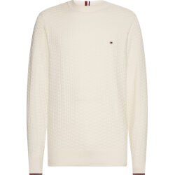 TOMMY HILFIGER PULLOVER IN MAGLIA STRUTTURATA