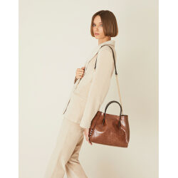 MANILA GRACE BORSA DORIS SMALL STAMPA COCCO
