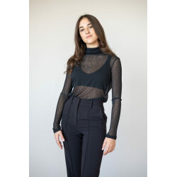 CALVIN KLEIN MAGLIA TRASPARENTE CON COLLO A LUPETTO