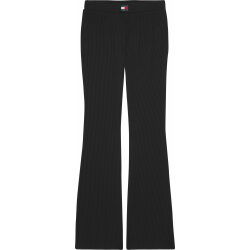 TOMMY JEANS LEGGINGS A CAMPANA IN TESSUTO A COSTE
