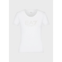 EA7 T-SHIRT LOGO SERIES IN COTONE STRETCH