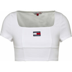 TOMMY JEANS CROP TOP ARCHIVE CON SCOLLATURA QUADRATA