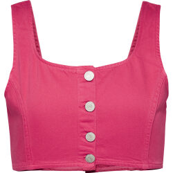 TOMMY JEANS CROP TOP SLIM FIT IN DENIM