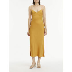 CALVIN KLEIN ABITO SLIP DRESS IN SATEN