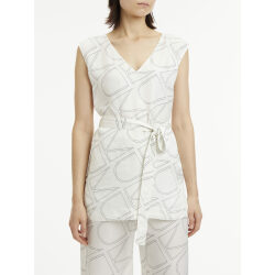 CALVIN KLEIN MONOGRAM BELTED TOP