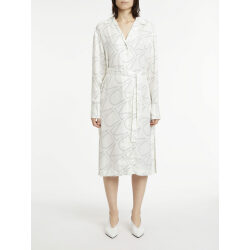 CALVIN KLEIN ABITO MONOGRAM A MANICA LUNGA CON CINTURA
