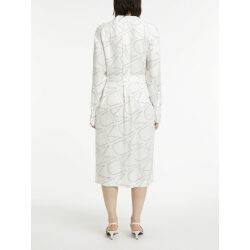 Alternative view of CALVIN KLEIN ABITO MONOGRAM A MANICA LUNGA CON CINTURA