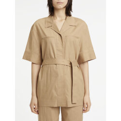 CALVIN KLEIN SOFT TAILORED TENCEL LONG SHIRT