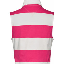 Alternative view of TOMMY JEANS POLO CROP A RIGHE SENZA MANICHE