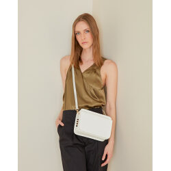 MANILA GRACE BORSA FLORIDIA CROSSBODY MEDIUM STAMPA COCCO