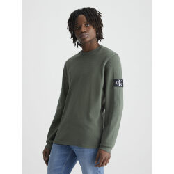 CALVIN KLEIN JEANS T-SHIRT MANICA LUNGA A NIDO D'APE