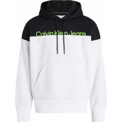 CALVIN KLEIN JEANS FELPA COLORBLOCK CON CAPPUCCIO