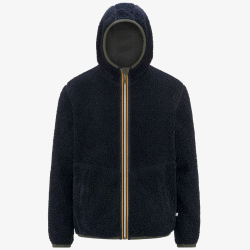 K-WAY PILE JACK SHERPA POLAR REVERSIBLE