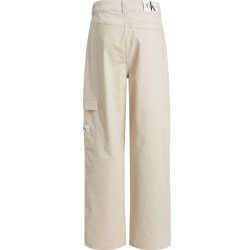 Alternative view of CALVIN KLEIN PANTALONI CARGO IN VELLUTO A COSTE E VITA ALTA