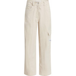 CALVIN KLEIN PANTALONI CARGO IN VELLUTO A COSTE E VITA ALTA