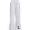 CALVIN KLEIN JEANS PANTALONI DA TUTA BIO CON ORLO CON SPACCHETTO