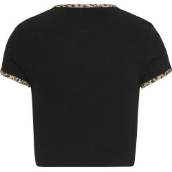Alternative view of TOMMY JEANS CROP TOP CON FINITURE LEOPARDATE