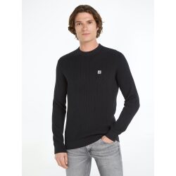 CALVIN KLEIN JEANS MAGLIONE IN COTONE A COSTINE