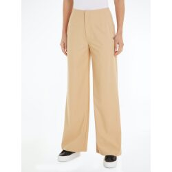 CALVIN KLEIN JEANS PANTALONI IN MAGLIA A GAMBA LARGA