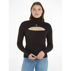 CALVIN KLEIN JEANS MAGLIA CUT OUT 2 IN 1