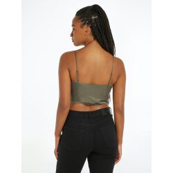 Alternative view of CALVIN KLEIN JEANS CANOTTA IN SATIN CON BRETELLE