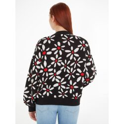 Alternative view of TOMMY JEANS CARDIGAN OVERSIZE CON MOTIVO A FIORI