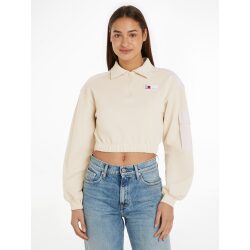 TOMMY JEANS FELPA CROP CON MEZZA ZIP