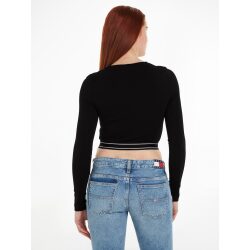 Alternative view of TOMMY JEANS CROP TOP CON CUT OUT E NASTRO LOGO