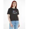 TOMMY JEANS T-SHIRT SQUADRATA CON MARGHERITE