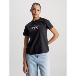 Alternative view of CALVIN KLEIN JEANS T-SHIRT CON LOGO IRIDESCENTE