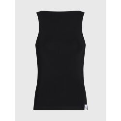 Alternative view of CALVIN KLEIN JEANS CANOTTA SLIM IN MAGLIA CON APERTURA SUL RETRO