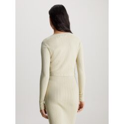 Alternative view of CALVIN KLEIN JEANS CARDIGAN A COSTE IN MORBIDO LYOCELL