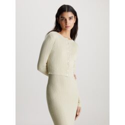 CALVIN KLEIN JEANS CARDIGAN A COSTE IN MORBIDO LYOCELL